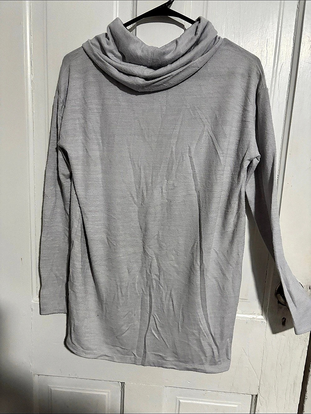 GAP Gray Cowl Neck Tunic Size Medium